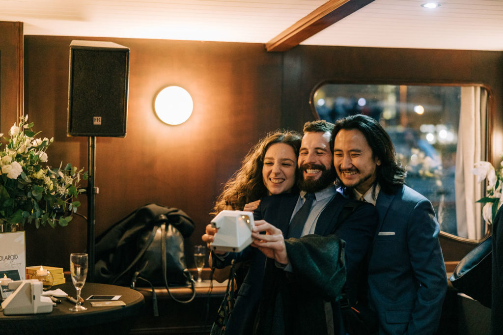 mariage sur une péniche