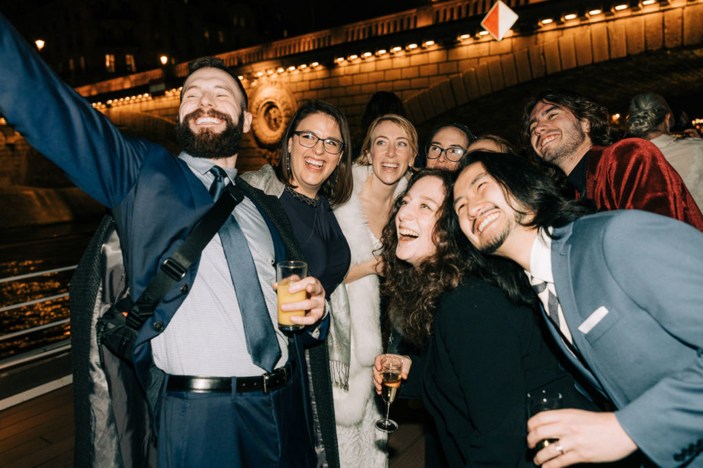 mariage sur une péniche