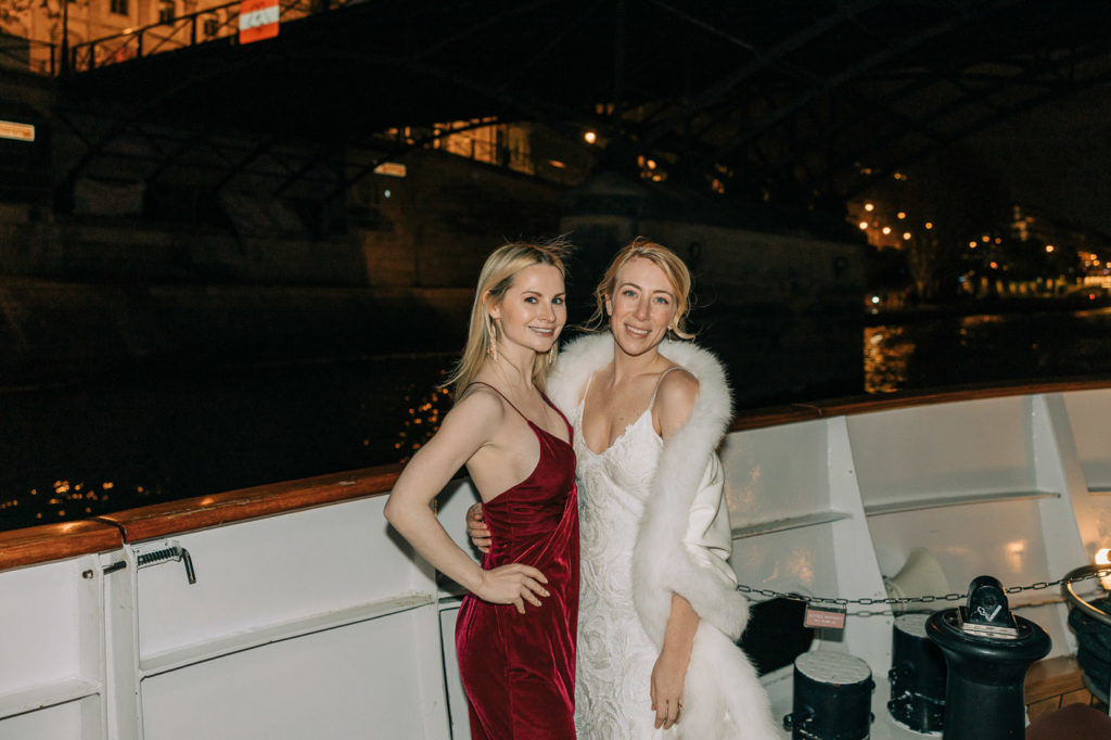 mariage sur une péniche