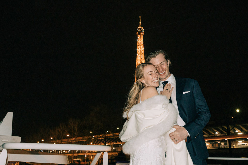 mariage sur une péniche