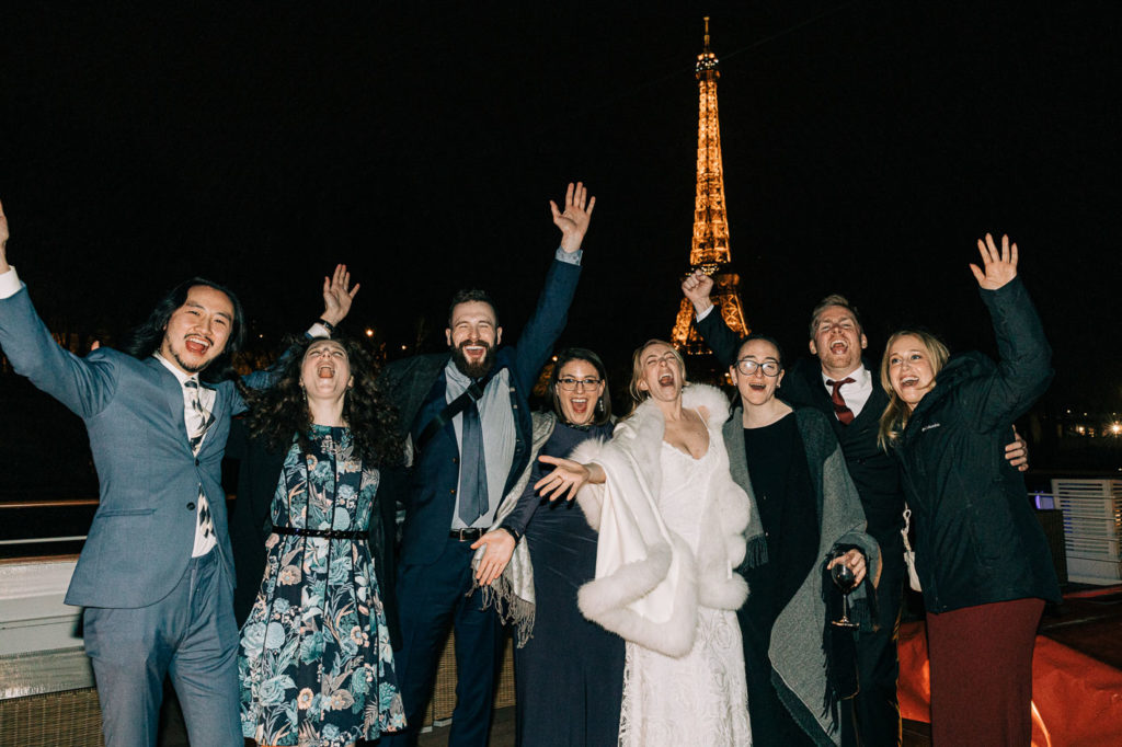 mariage sur une péniche