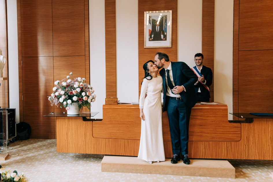 mariage à la mairie du 17eme par le photographe Pierre Atelier