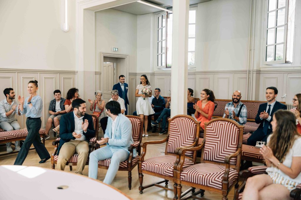 cérémonie de mariage a la mairie du 12 arrondissement de Paris par le photographe