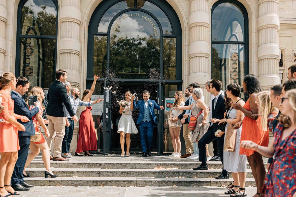 cérémonie de mariage a la mairie du 12 arrondissement de Paris par le photographe Pierre Atelier
