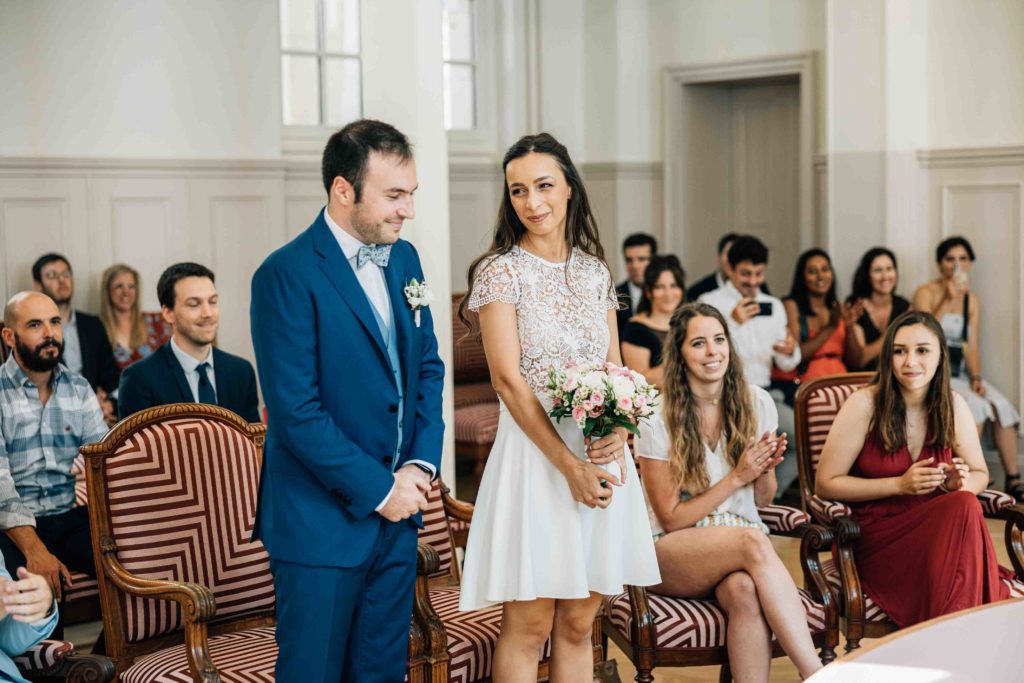 cérémonie de mariage a la mairie du 12 arrondissement de Paris par le photographe