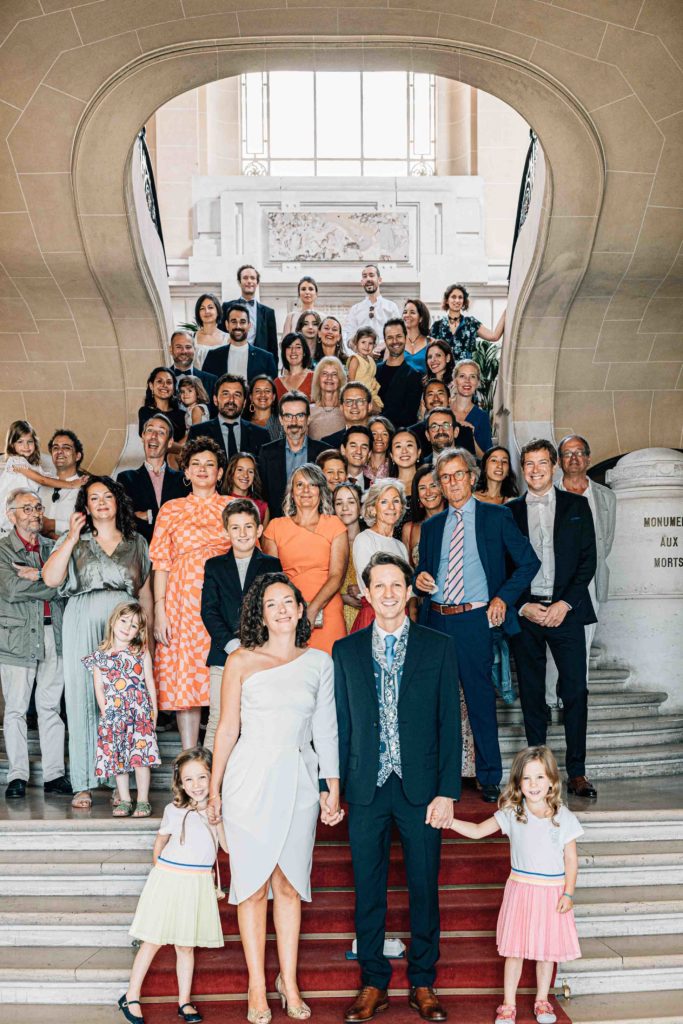 un mariage à la mairie du 19 à Paris par le photographe Pierre Atelier