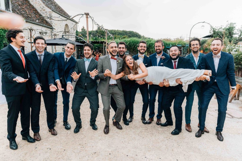 les bonnes joies, un mariage au style brocante industriel