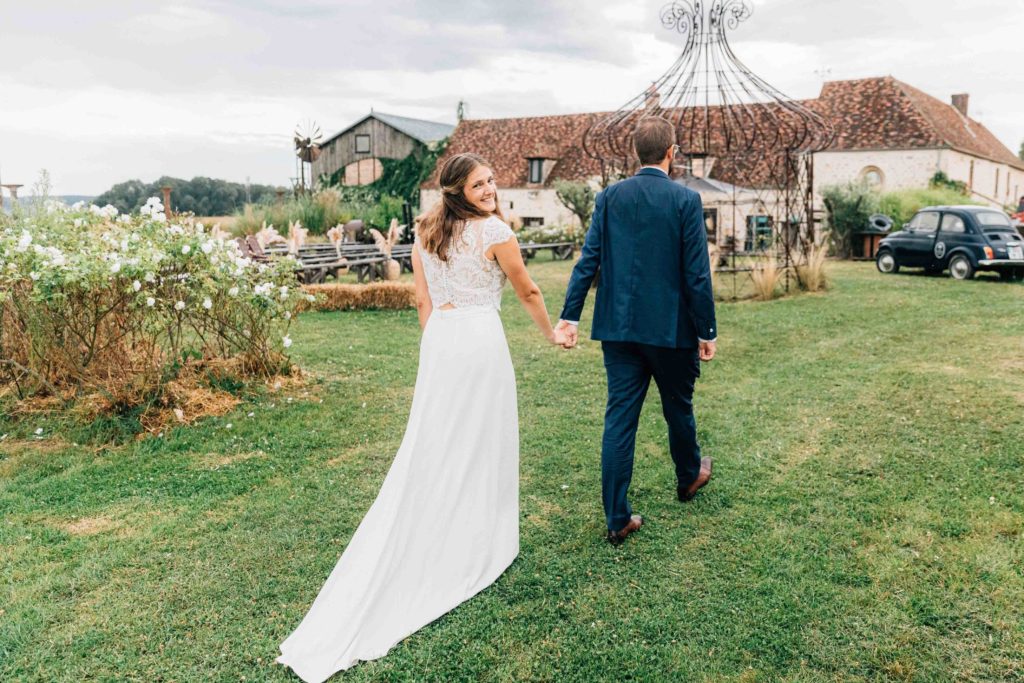 les bonnes joies, un mariage au style brocante industriel
