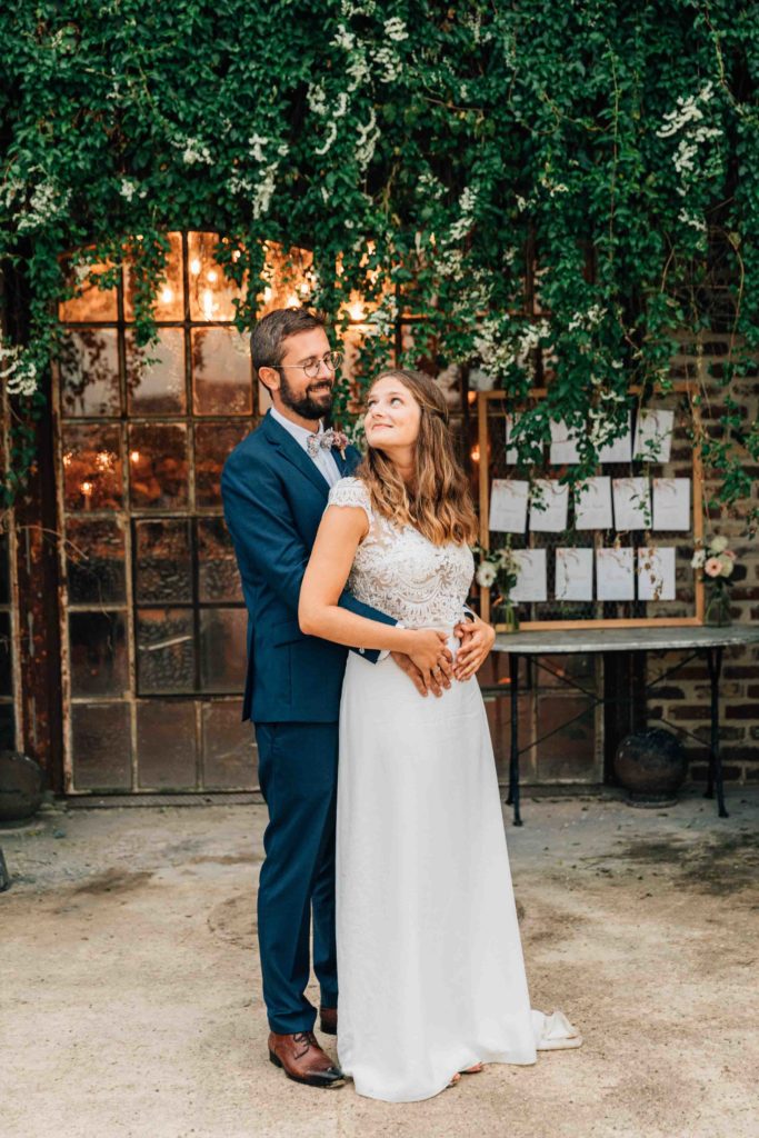 les bonnes joies, un mariage au style brocante industriel