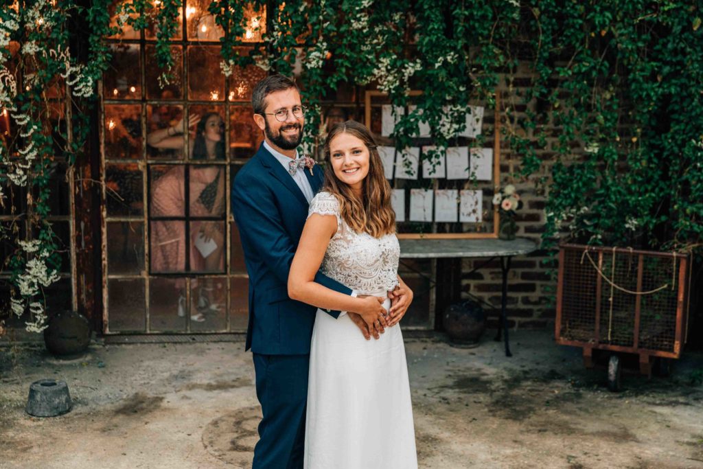 les bonnes joies, un mariage au style brocante industriel