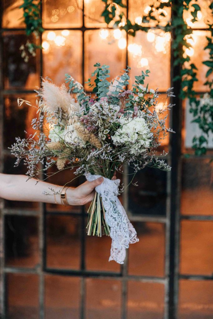 les bonnes joies, un mariage au style brocante industriel