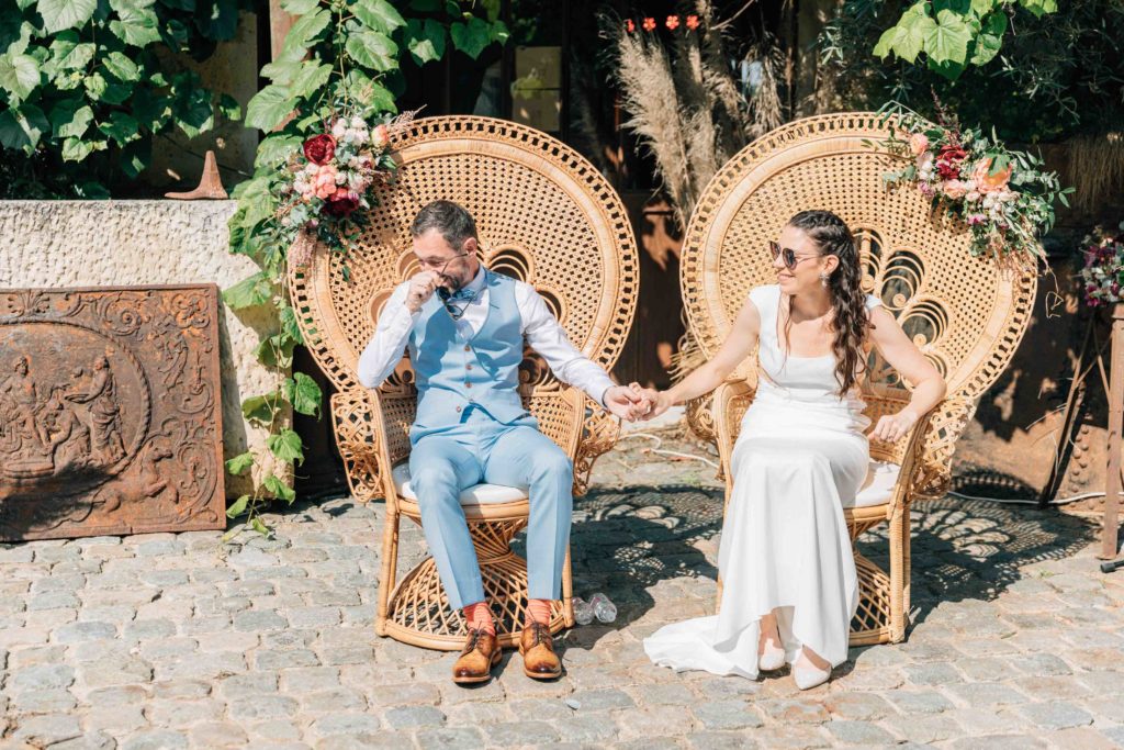 les bonnes joies vexin, photographe mariage vexin, cérémonie laïque plein air