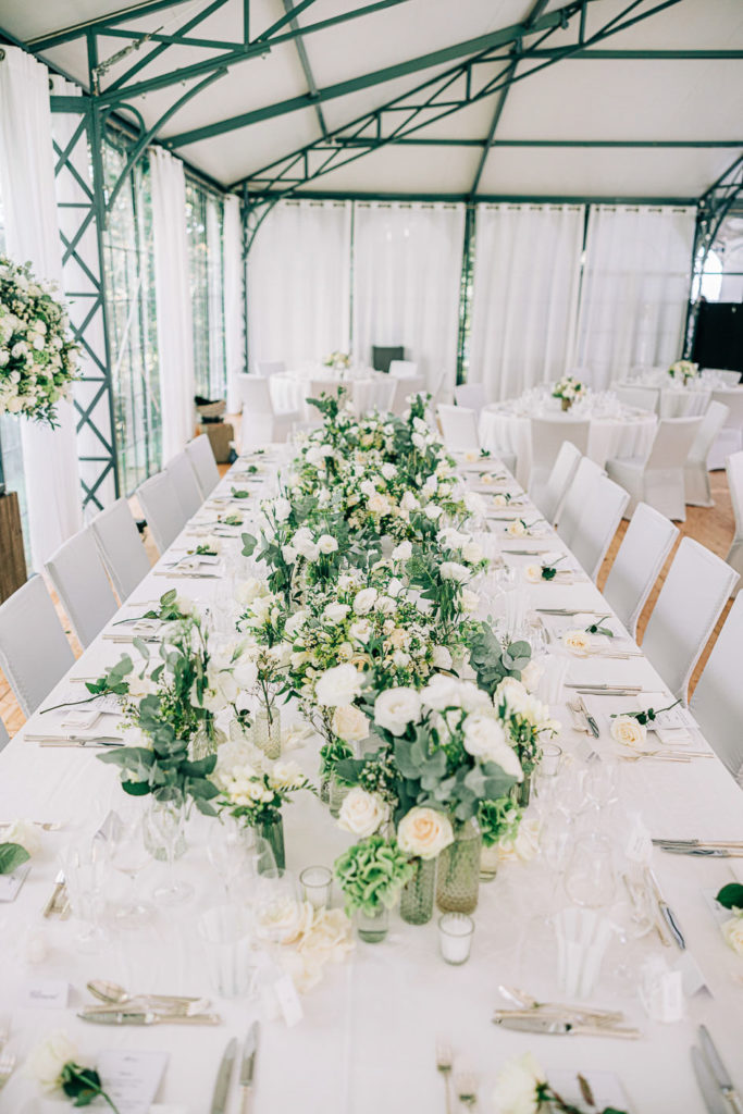 Décoration table mariage Abbaye Morienval — Pierre Atelier photographe mariage