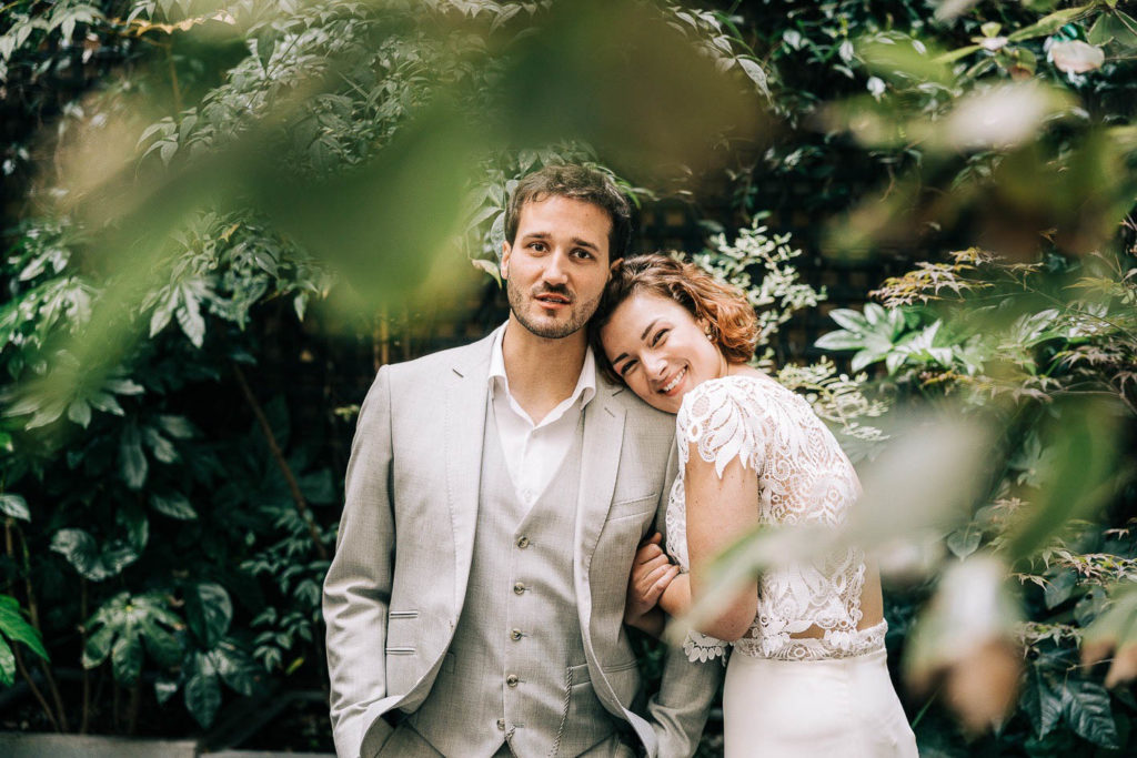 Séance couple dans la Cité Florale du 13ème arrondissement Paris - mariage Pierre Atelier