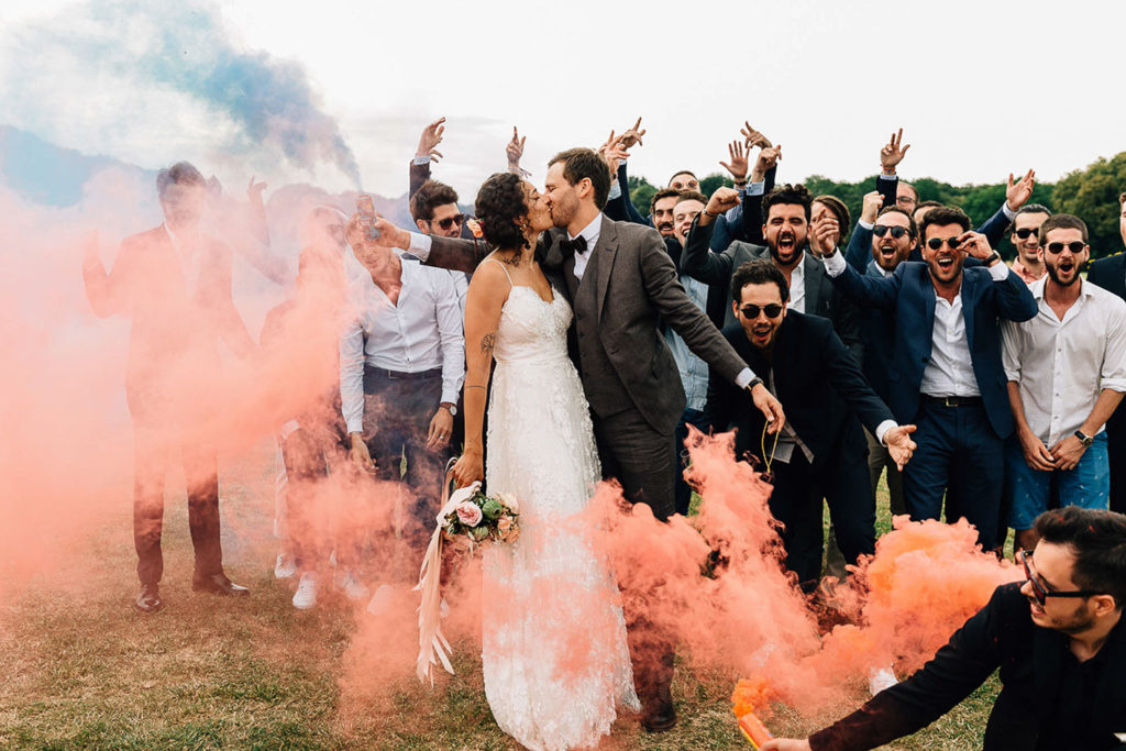 Mariage dans la cour pavée des Bonnes Joies - Chemin des Chayets Lainville-en-Vexin