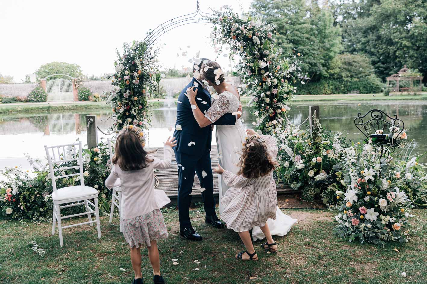 Photographe de mariage dans les Yvelines (78) au Château Barthélemy