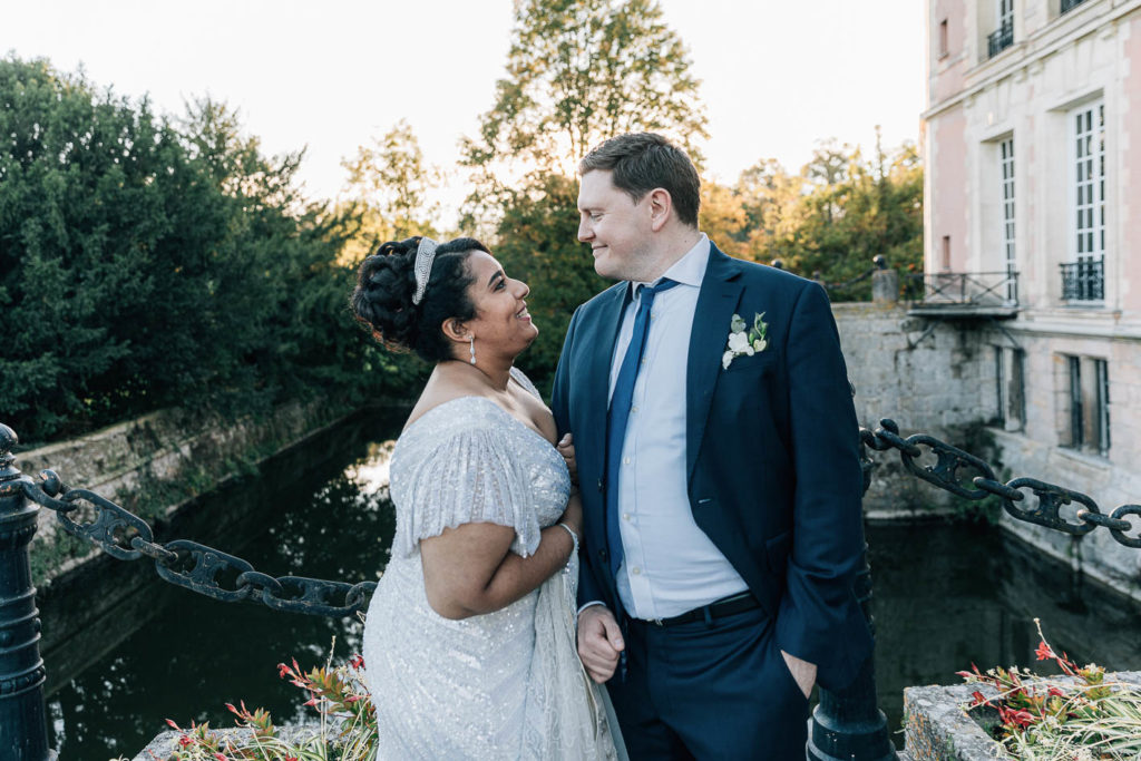 Destination wedding photographer at Château de Lésigny near Paris