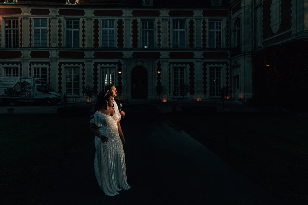 Destination wedding photographer at Château de Lésigny near Paris