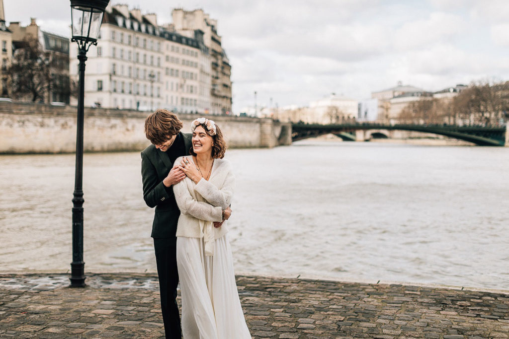 hotel dames des arts mariage en rooftop à Paris par le photographe Pierre Atelier