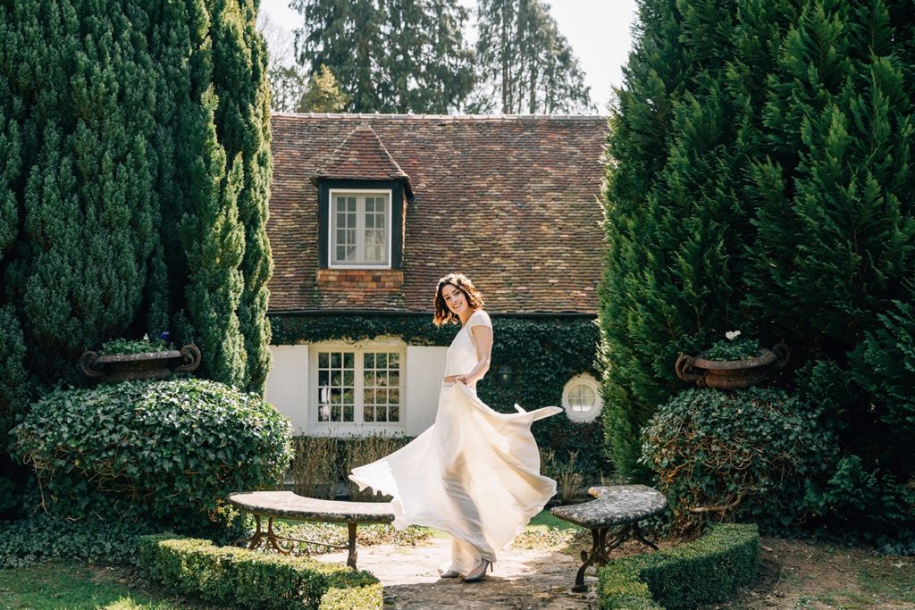 Cérémonie laïque kiosque La Catrache Yvelines — Pierre Atelier photographe mariage