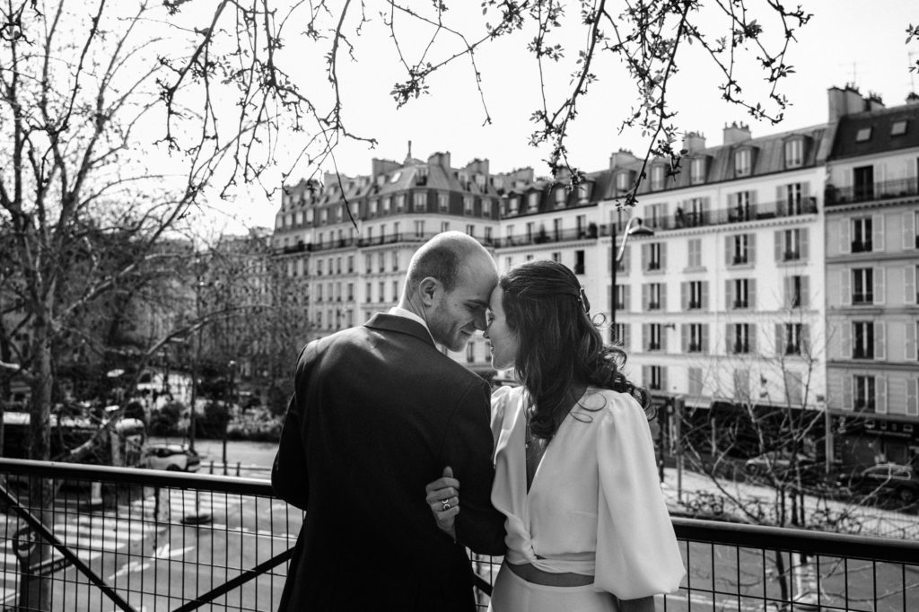 Portrait couple mariage Parc de Bercy Paris 12ème — Pierre Atelier photographe mariage Paris