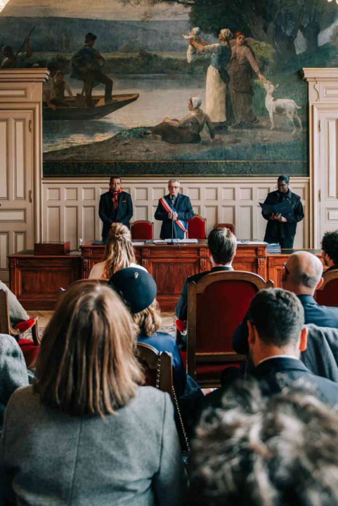 la mairie du 15eme, un beau mariage