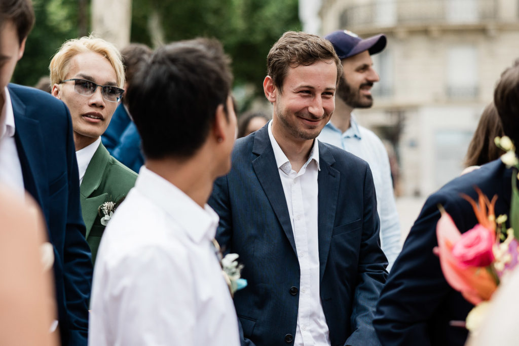 Échange des vœux mariage civil mairie Neuilly — Pierre Atelier photographe IDF