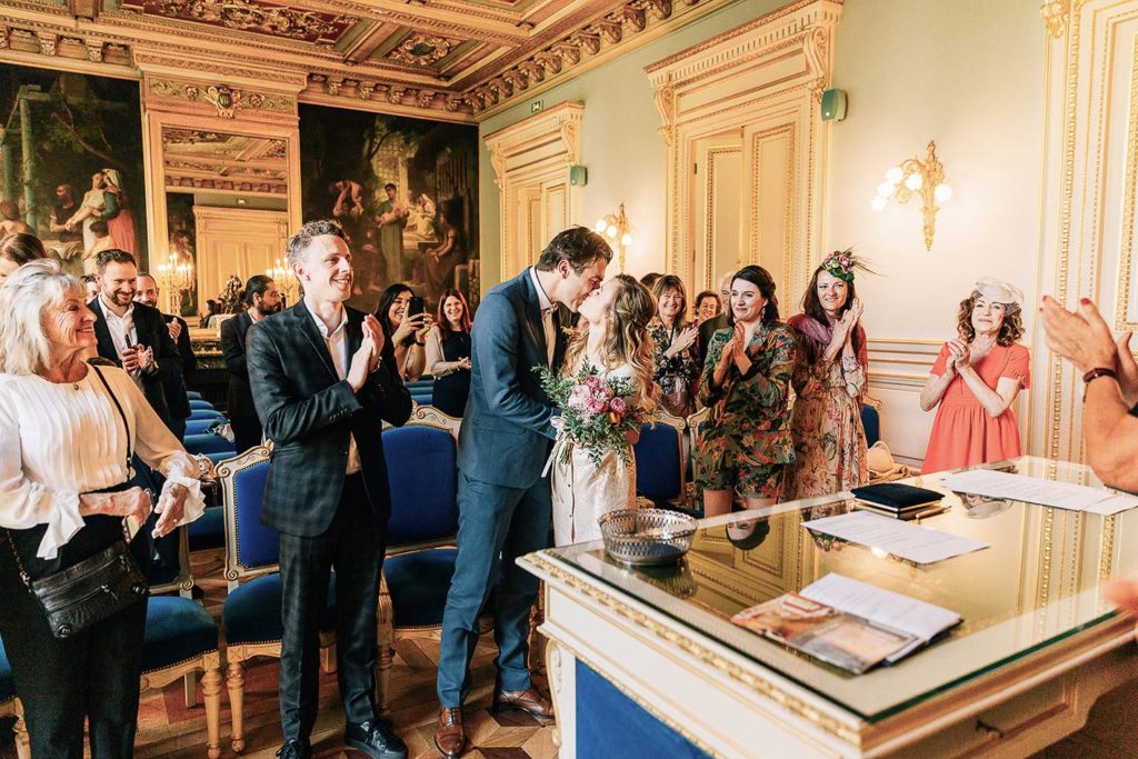 Salle des mariages de l'Hôtel de Villars - mairie du 7ème arrondissement Paris - Pierre Atelier