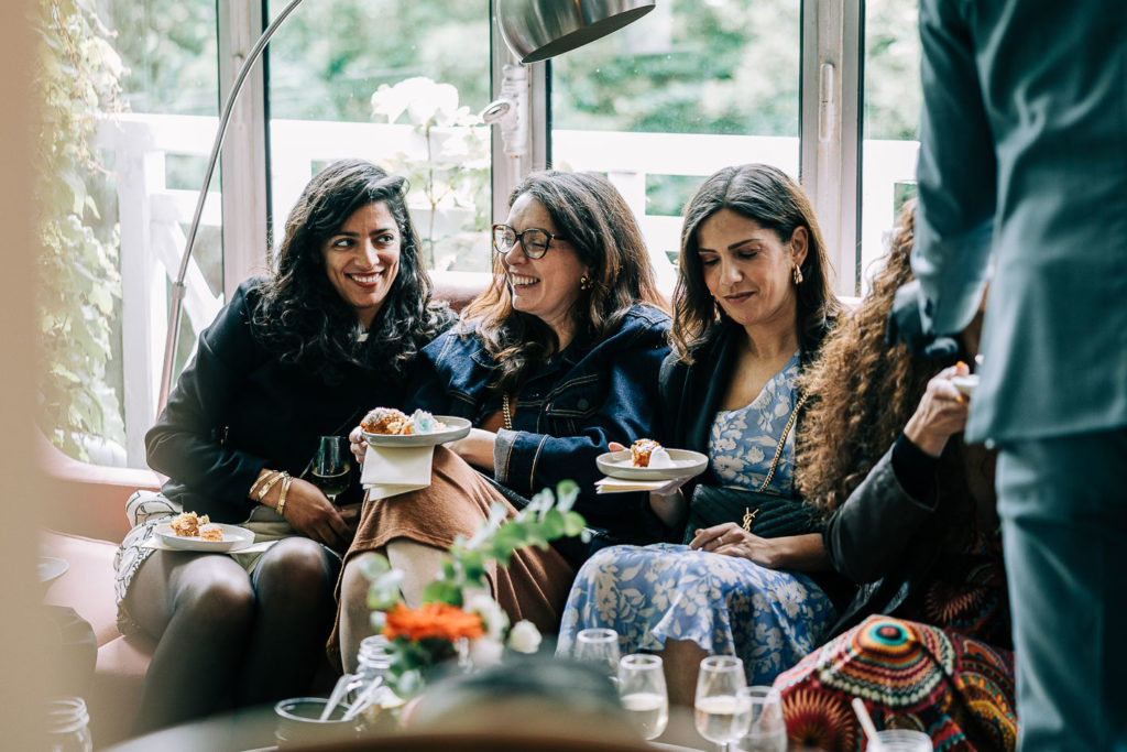 Cocktail dînatoire sur la terrasse du Pavillon Puebla, Buttes-Chaumont Paris 19ème
