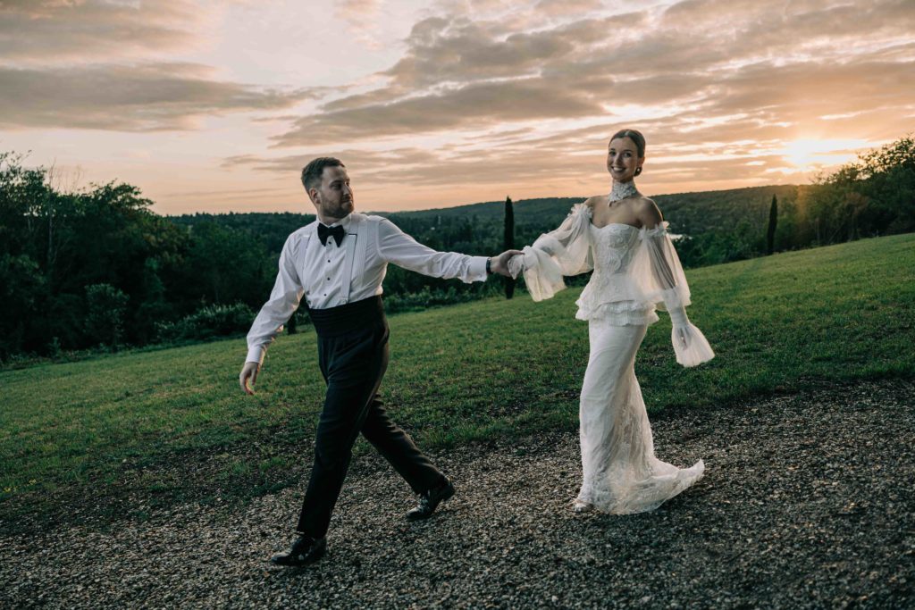 Golden hour vue Seine Château Bouret mariage intime — Pierre Atelier photographe mariage Paris