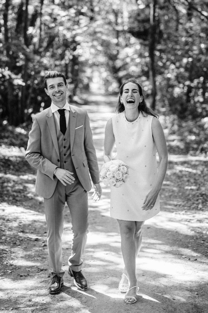 Portrait couple mariage Lac des Minimes Bois de Vincennes — Pierre Atelier photographe mariage