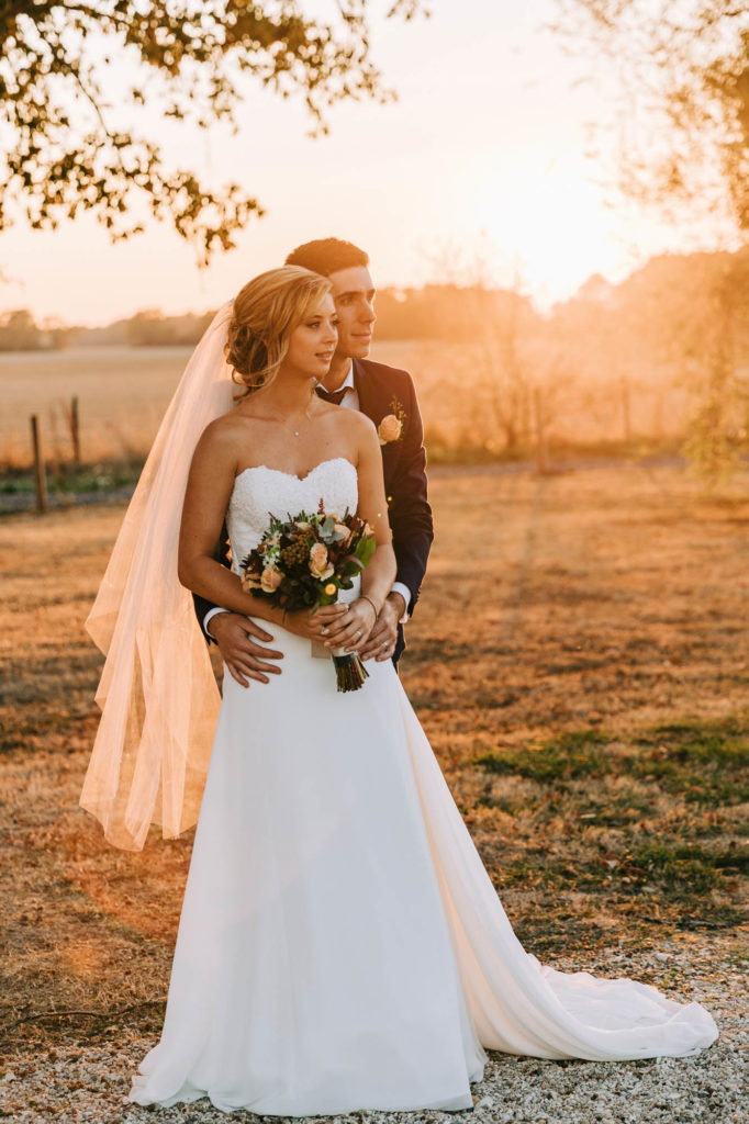 Portrait couple mariage hiver Île-de-France lumière froide — Pierre Atelier photographe mariage