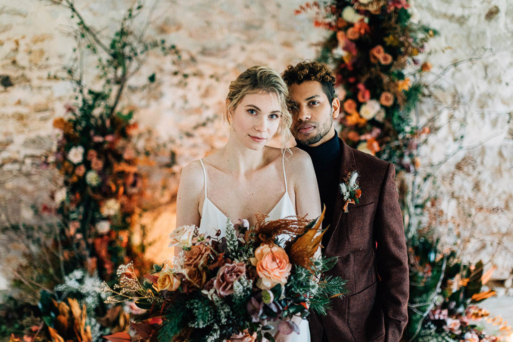 Table mariage éco-responsable lin bois fleurs sauvages IDF — Pierre Atelier photographe