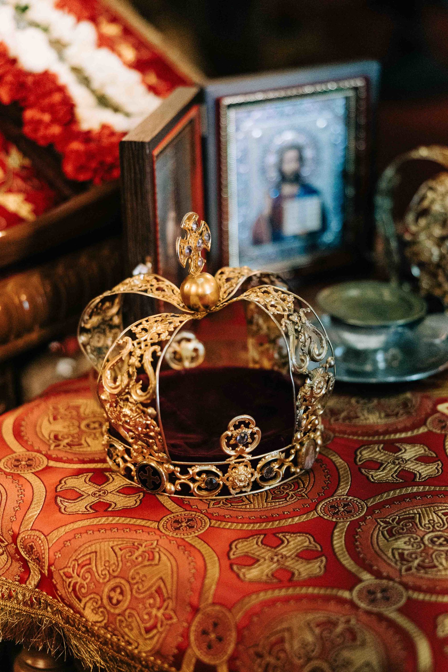 Procession couronnement mariage orthodoxe cathédrale Nevsky — Pierre Atelier photographe mariage Paris