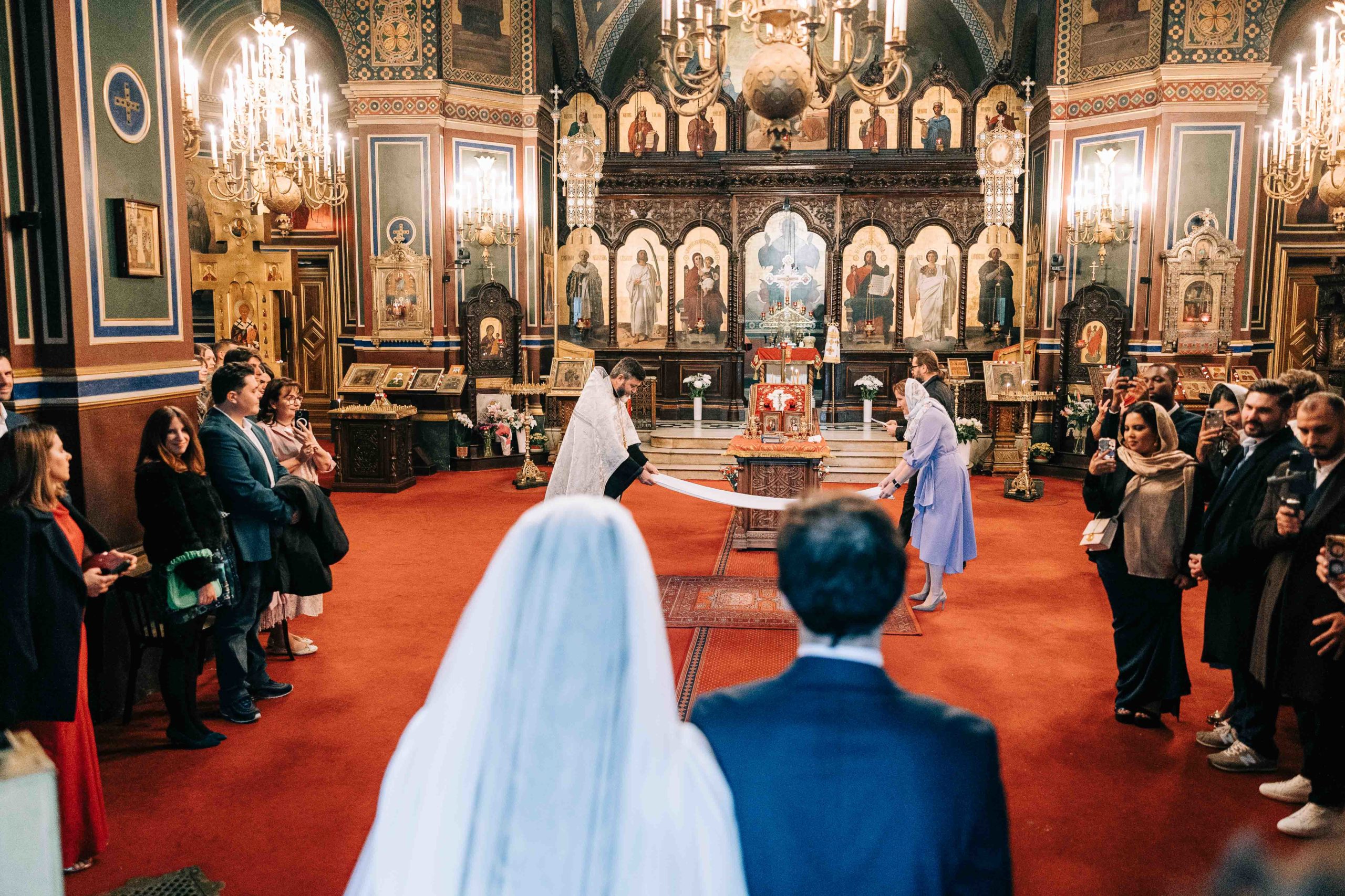 Chants liturgiques slavon mariage orthodoxe Paris — Pierre Atelier photographe mariage
