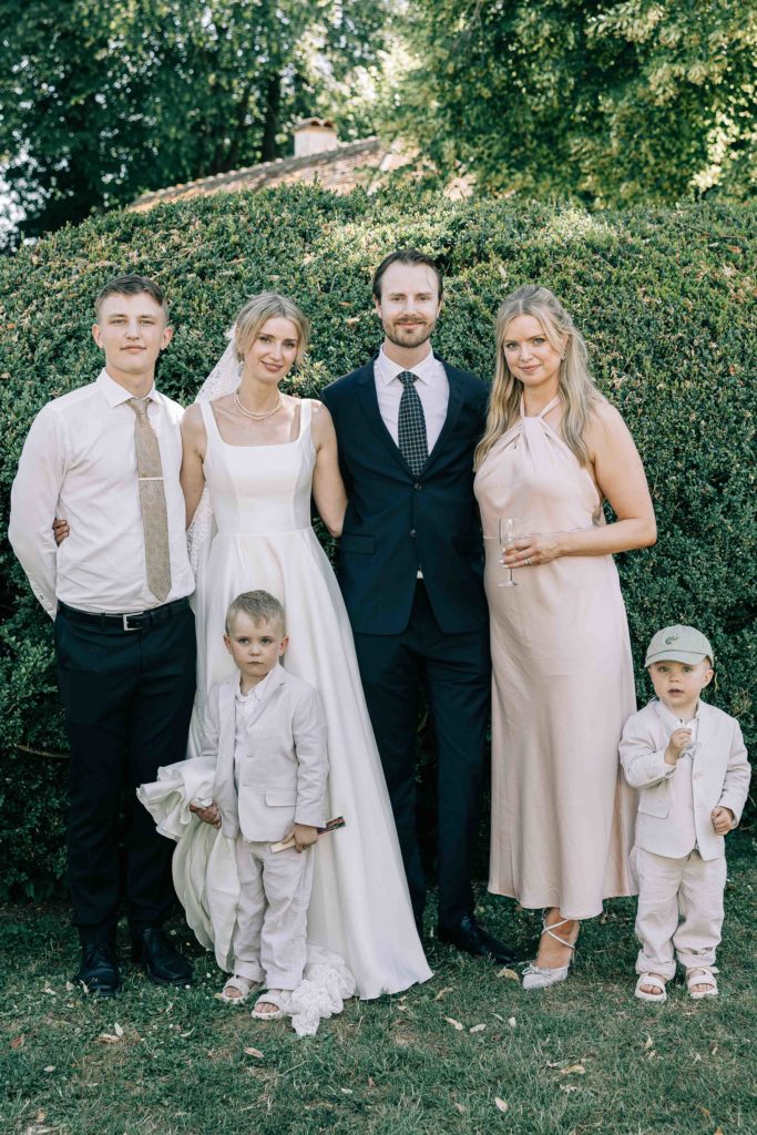 Photo de groupe famille mariage automne Moulin de Launoy — Pierre Atelier photographe mariage