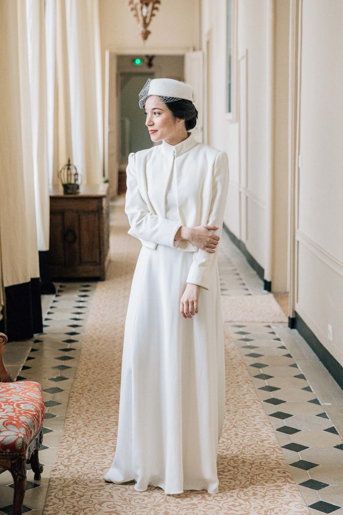 Portrait romantique mariés Pré Catelan Lenôtre Paris — Pierre Atelier photographe mariage Paris