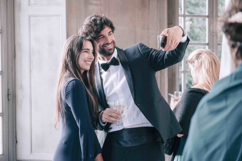 Château Champlâtreux illuminé nuit mariage Val-d'Oise — Pierre Atelier photographe