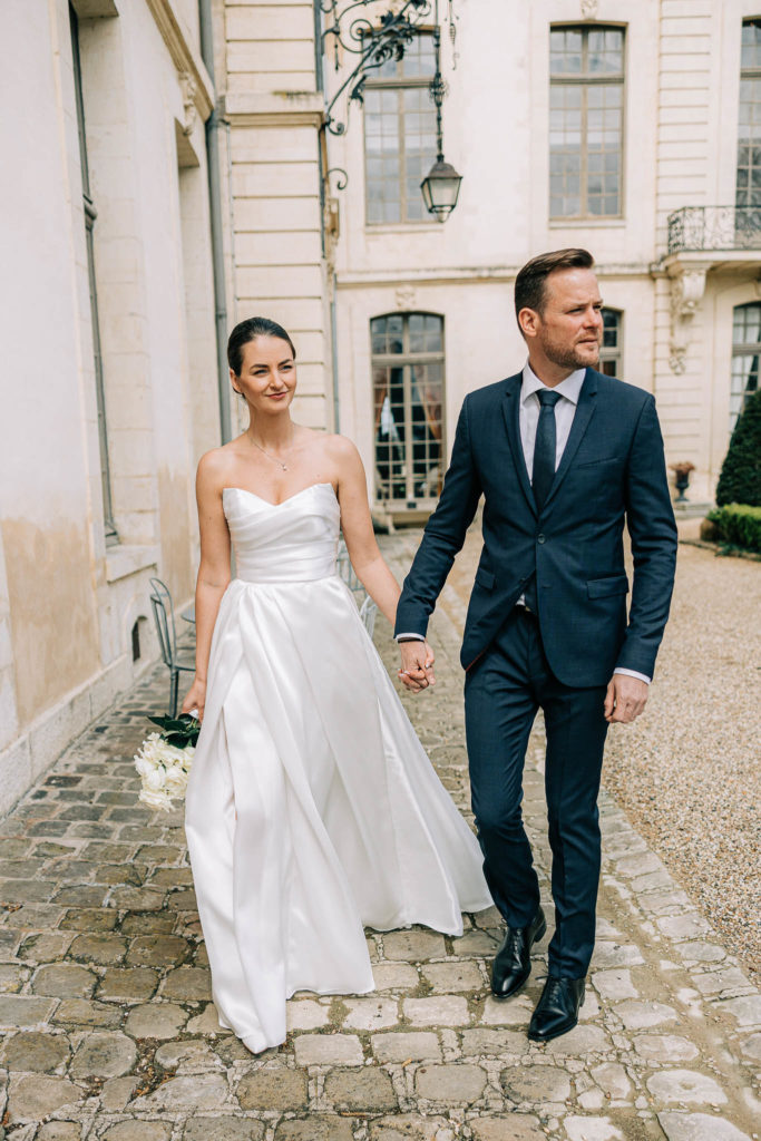 Mariés cérémonie Château Ermenonville salons d'époque — Pierre Atelier photographe mariage Paris