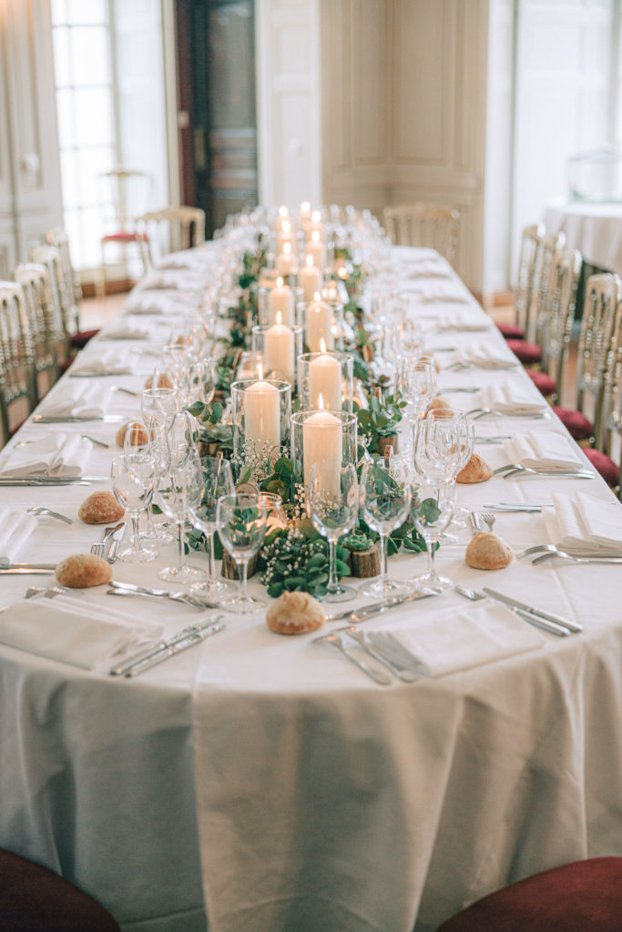 Château d'Ermenonville illuminé nuit mariage Oise — Pierre Atelier photographe mariage