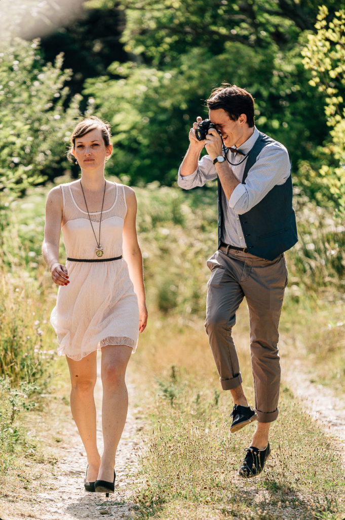 Mariés cérémonie laïque parc Domaine des Évis — Pierre Atelier photographe mariage Paris