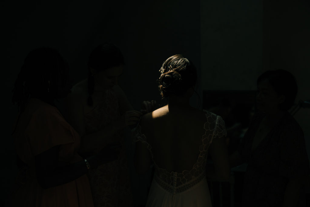 Émotion cérémonie laïque jardin Domaine Montireau Perche — Pierre Atelier photographe
