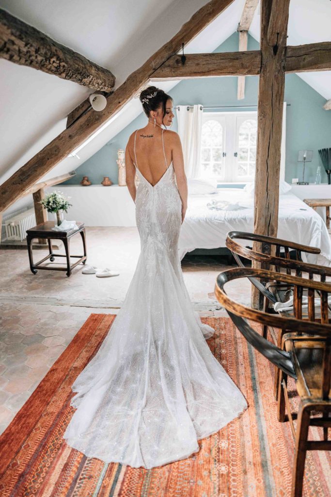 Préparatifs mariée Domaine de Quincampoix automne novembre — Pierre Atelier photographe mariage