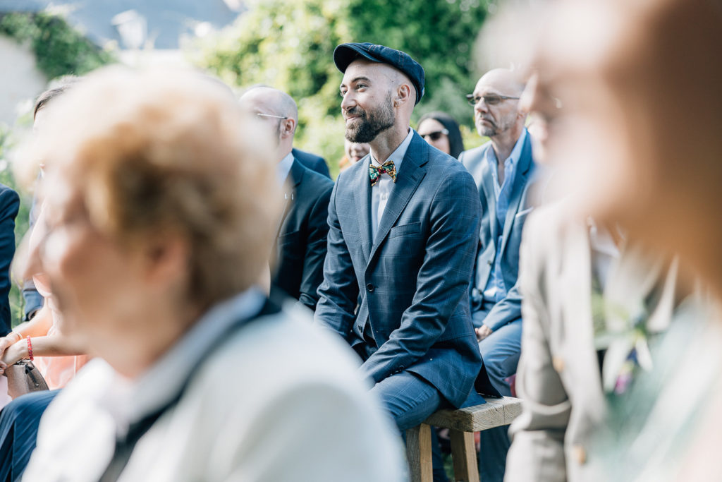 Émotion cérémonie laïque Domaine de Quincampoix Vallée Chevreuse — Pierre Atelier photographe mariage