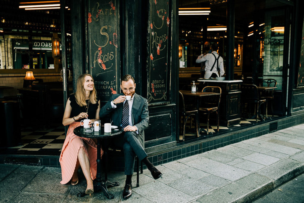 Séance couple Île Saint-Louis Paris façades XVIIème — Pierre Atelier photographe couple