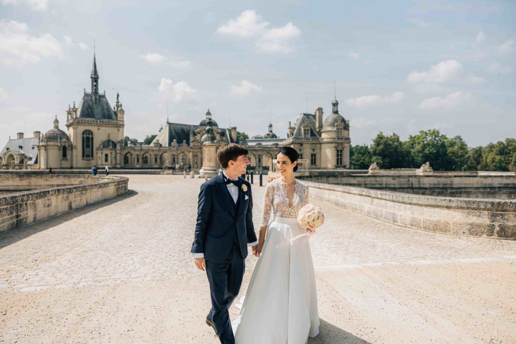 Séance couple Domaine de Chantilly canal grand bassin — Pierre Atelier photographe