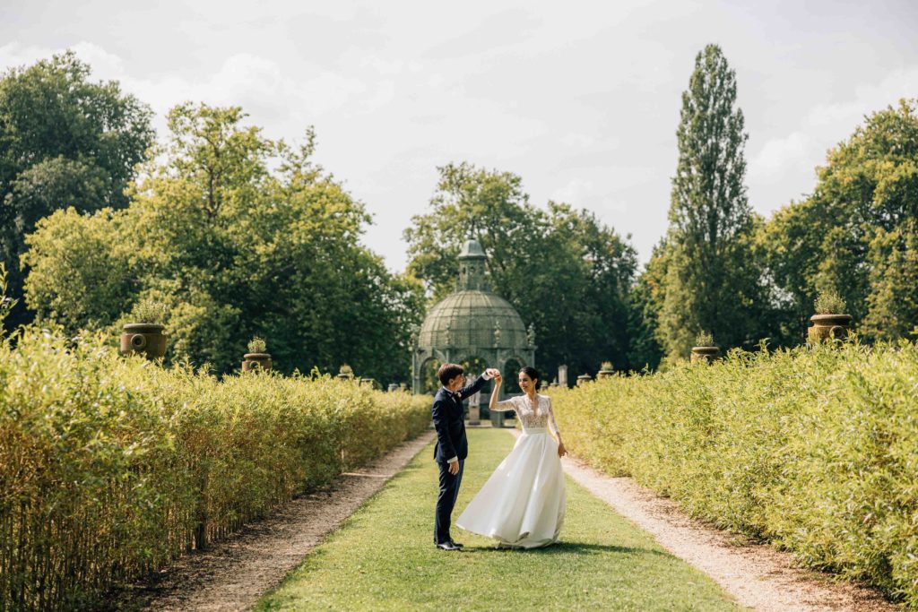 Séance couple île d'Amour Domaine de Chantilly — Pierre Atelier photographe