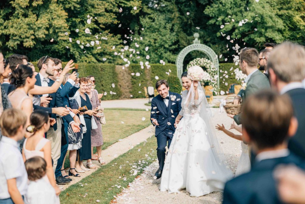 Coiffure mariée Domaine Chantilly mariage somptueux — Pierre Atelier photographe mariage