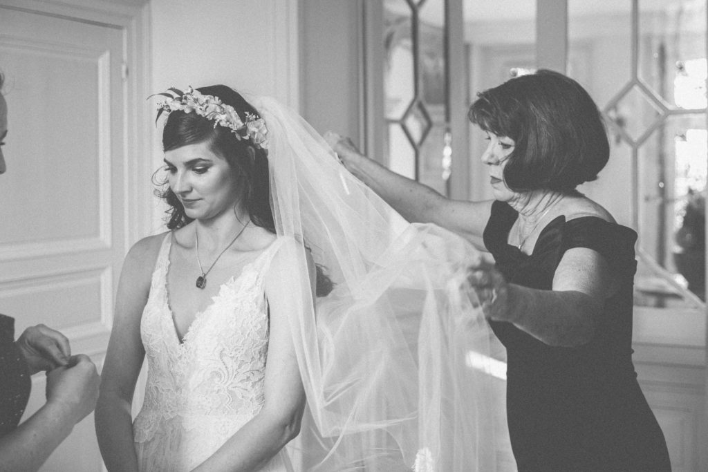 Détails papeterie mariage Château Varennes Peony Moments — Pierre Atelier photographe