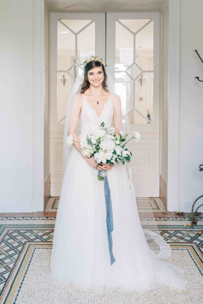 Façade Château de Varennes Bourgogne mariage destination — Pierre Atelier photographe mariage Paris